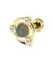 Laborite with CZ Ear Piercing TIP-2816